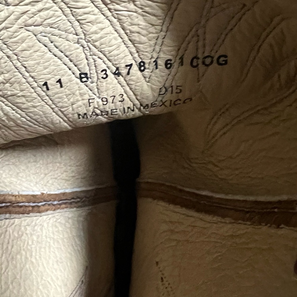 Frye Brown Leather Cowboy Boots - Picture 13 of 13